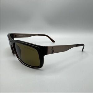 Ralph Lauren Black and Brown Men's Sunglasses